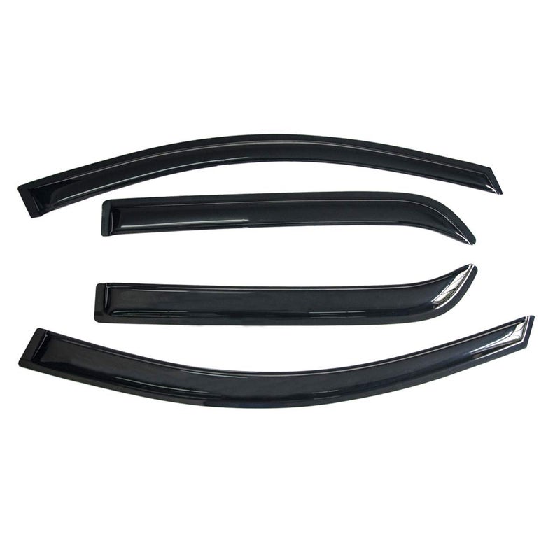 Lightronic Extra Durable Outside-Mount Auto Vent Window Visor, Fits 2007-2016 GMC Acadia, 2017 Acadia Limited, UV Protection Rain Guard, Original Wind Deflector, No-Drill Install, Dark Smoke, 4-Pcs - Image 5